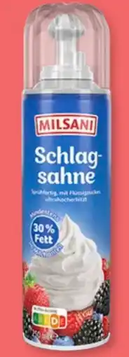 Aldi Süd Milsani Sprühsahne Angebot