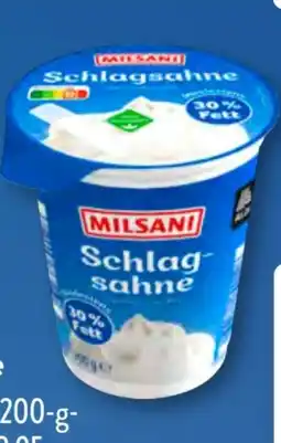 Aldi Süd Milsani Schlagsahne Angebot