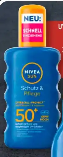 Aldi Süd Nivea Sun Schutz & Pflege Spray LSF 50+ Angebot