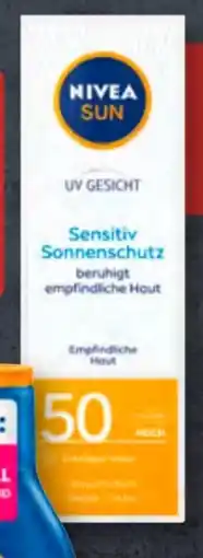 Aldi Süd Nivea Sun UV Gesicht Sensitiv Sonnenschutz LSF 50 Angebot