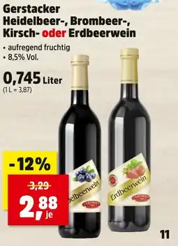 Thomas Philipps Gerstacker heidelbeer-, brombeer-, kirsch- oder erdbeerwein Angebot