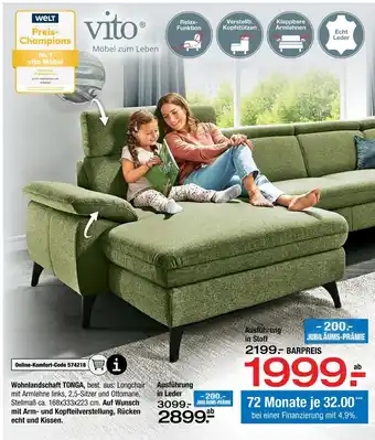 Ostermann Vito wohnlandschaft Angebot