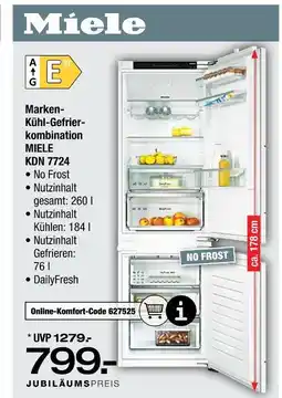 Ostermann Miele markenkühl-gefrierkombination miele kdn 7724 Angebot