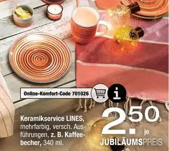 Ostermann Keramikservice lines Angebot