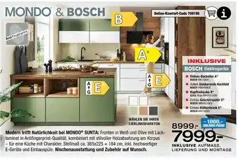 Ostermann Mondo & bosch mondo sunta küche Angebot