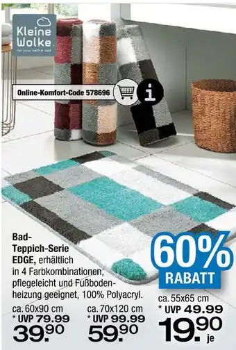 Ostermann Kleine wolke bad-teppich-serie edge Angebot