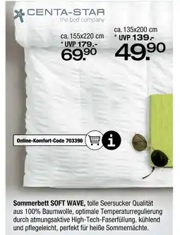 Ostermann Centa-star sommerbett soft wave Angebot