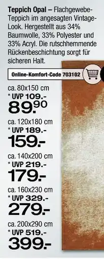 Ostermann Teppich opal Angebot