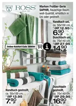 Ostermann Ross marken frottier-serie saphir Angebot