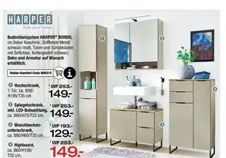 Ostermann Badmöbelsystem harper bondo Angebot