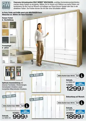Ostermann Weber panorama-schranksystem rolf wolfhagen Angebot