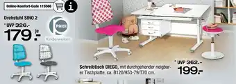 Ostermann Paidi drehstuhl sino 2 oder schreibtisch diego Angebot