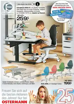 Ostermann Paidi schreibtisch diego gt oder stuhl jooki Angebot