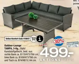 Ostermann Outdoor-lounge tampa, 3-tlg Angebot