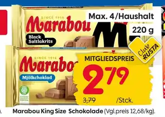 Rusta Marabou king size schokolade Angebot