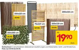 Rusta Sichtschutz Angebot
