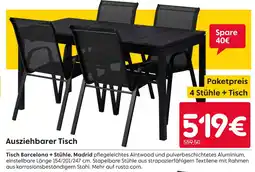 Rusta Barcelona + madrid tisch barcelona + stühle madrid Angebot