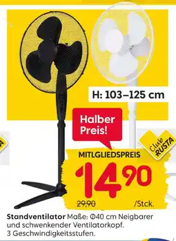 Rusta Standventilator Angebot