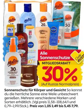 Rusta Alle sonnenschutze Angebot