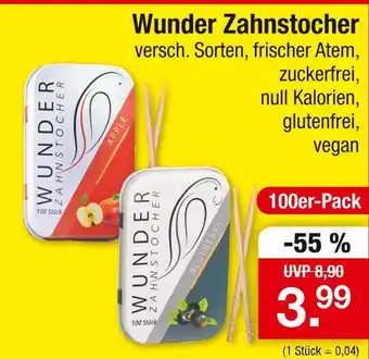 Zimmermann Wunder zahnstocher apple Angebot