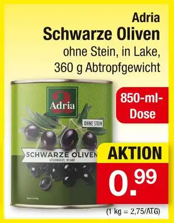 Zimmermann Adria schwarze oliven Angebot