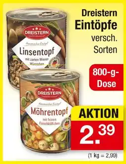 Zimmermann Dreistern eintöpfe Angebot