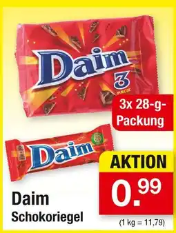 Zimmermann Daim schokoriegel Angebot