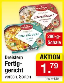 Zimmermann Dreistern hühnerfrikassee oder huhn süß-sauer Angebot