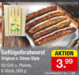 Zimmermann Hümmlinger geflügelbratwurst original o. döner-style Angebot