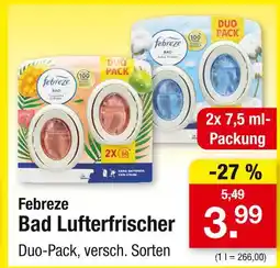 Zimmermann Febreze bad lufterfrischer Angebot
