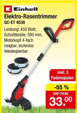 Zimmermann Einhell elektro-rasentrimmer Angebot
