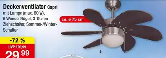 Zimmermann Capri deckenventilator Angebot