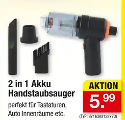 Zimmermann 2 in 1 akku handstaubsauger Angebot