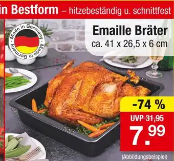 Zimmermann Emaille bräter Angebot