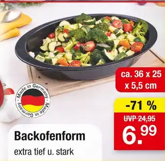 Zimmermann Backofenform Angebot