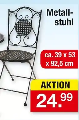 Zimmermann Metallstuhl Angebot