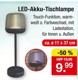 Zimmermann Led-akku-tischlampe Angebot