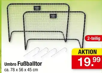 Zimmermann Umbro fußballtor Angebot