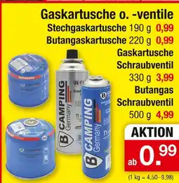 Zimmermann B camping germany stechgaskartusche Angebot