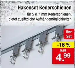 Zimmermann Hakenset kederschienen Angebot