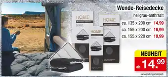 Zimmermann Home wende-reisedecke Angebot