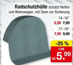 Zimmermann Radschutzhülle Angebot