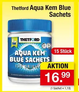 Zimmermann Thetford aqua kem blue sachets Angebot