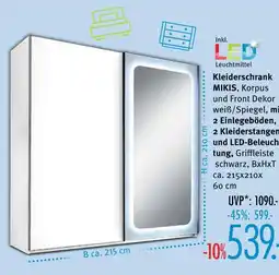 Trends Möbel Kleiderschrank mikis Angebot
