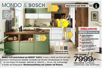 Ostermann Mondo & bosch sunta küche Angebot