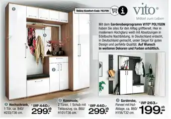 Ostermann Vito garderobenprogramm polygon Angebot