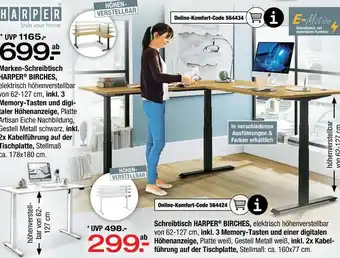 Ostermann Harper schreibtisch birches Angebot