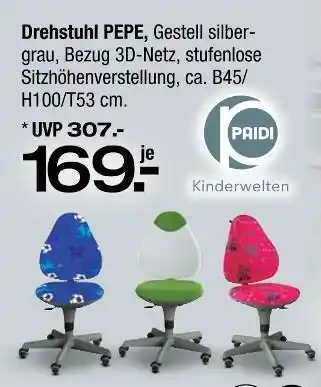 Ostermann Paidi drehstuhl pepe Angebot