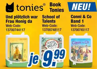 Expert Tonies und plötzlich war frau honig da oder school of talents oder conni & co band 1 Angebot