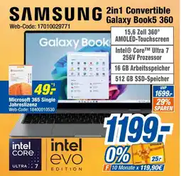 Expert Samsung 2in1 convertible galaxy book5 360 Angebot